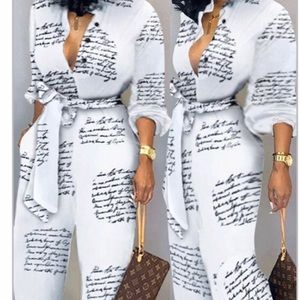 Black & White Jumpsuit